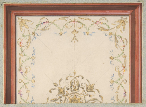 Digital Print - Design for a ceiling by Jules-Edmond-Charles Lachaise