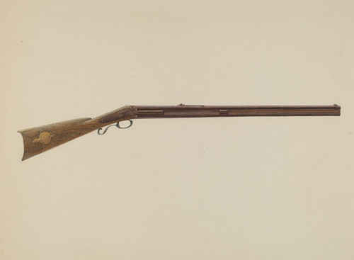 Digital Print - Gun by Samuel Faigin
