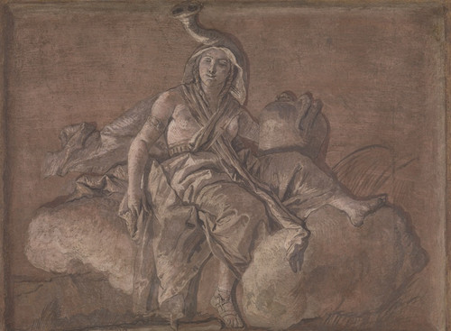 Digital Print - Allegorical Figure Representing Africa by Giovanni Domenico Tiepolo