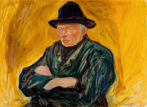 Digital Print - An Old Man by Edvard Munch