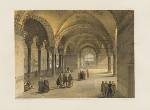Digital Print - Aya Sofia, Constantinople; as recently restored by order of H. M. the sultan Abdul-Medjid Pl.13 by Gaspare Fossati