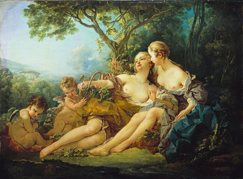 Digital Print - Erigone Conquered (Erigone vaincue) by Franois Boucher