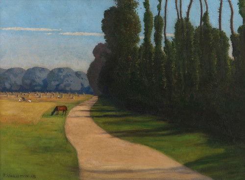 Digital Print - Chemin de la Croix-Rouge by Flix Vallotton