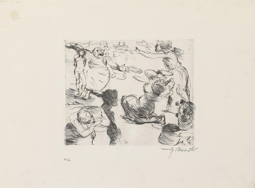Digital Print - Gastmahl des Trimalchio 10 by Lovis Corinth