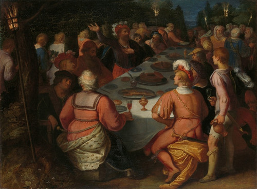 Digital Print - The Conspiracy of Julius Civilis and the Batavians in a Sacred Grove by Otto van Veen