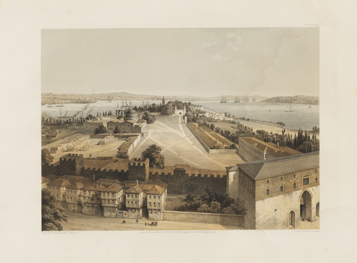 Digital Print - Aya Sofia, Constantinople; as recently restored by order of H. M. the sultan Abdul-Medjid Pl.22 by Gaspare Fossati