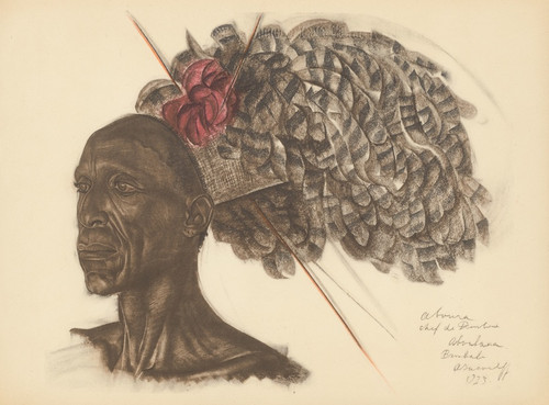 Digital Print - Dessins et peintures d'Afrique pl 27 by Alexandre Jacovleff