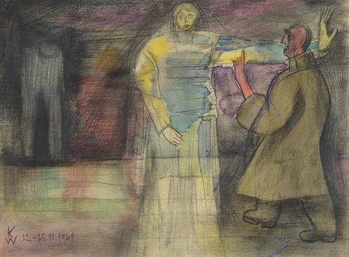 Digital Print - Ohne Titel; aus; 'Die 150 Bltter' XX by Karl Wiener