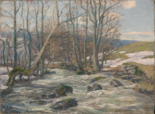 Digital Print - Spring at Mesna by Frederik Collett