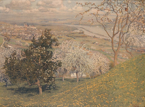 Digital Print - Frhling by Gustav Jahn