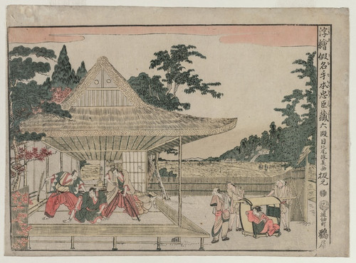 Digital Print - Chushingura: Act VI (from the series Perspective Pictures for The Treasure House of Loyalty) by Kitao Masayoshi