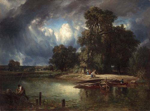 Digital Print - The Approaching Storm by Constant Troyon