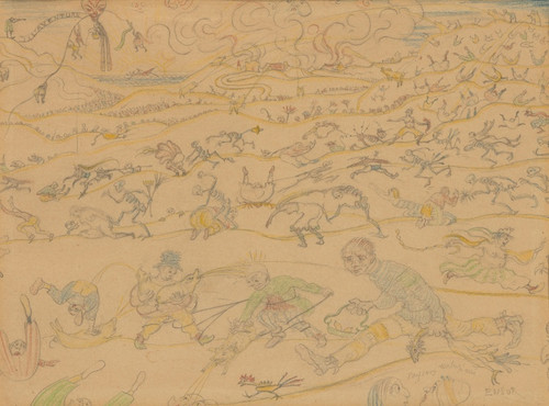 Digital Print - De gefopte boeren by James Ensor