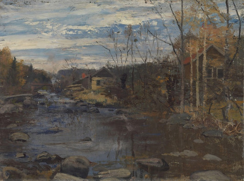 Digital Print - From Sandvikselven by Frederik Collett