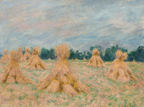 Digital Print - La Moisson (Les Moyettes) by Blanche Hosched-Monet