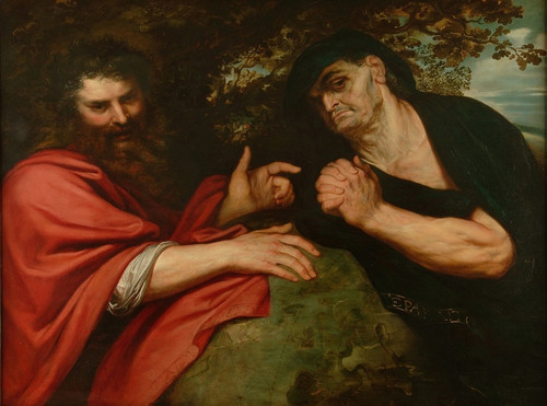 Digital Print - Democritus and Heraclitus by Peter Paul Rubens