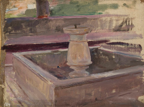 Digital Print - Fountain in the khans palace in Bakhchisaray. From the journey to Crimea by Jan Cigliski