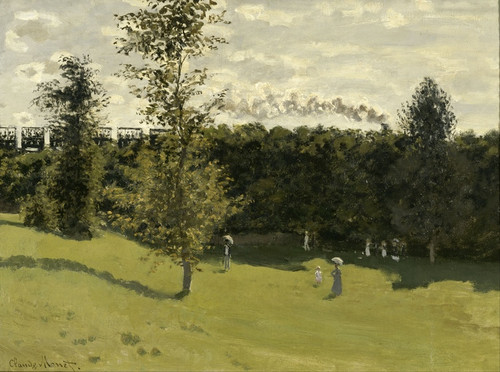 Digital Print - Train in the Countryside by Claude Monet