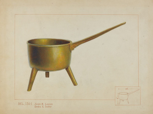 Digital Print - Pot with Legs by Irene Lawson