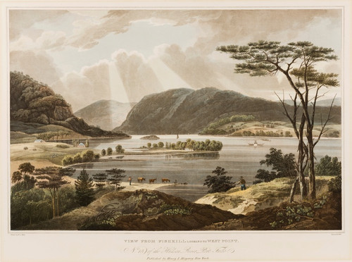 Digital Print - View from Fishkill Looking to West Point by William Guy Wall