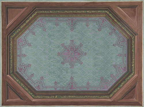 Digital Print - Design for Ceiling, Htel Hope by Jules-Edmond-Charles Lachaise