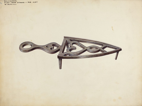 Digital Print - Flat Iron Stand by Henrietta S. Hukill Digital Print - Flat Iron Stand by Henrietta S. Hukill