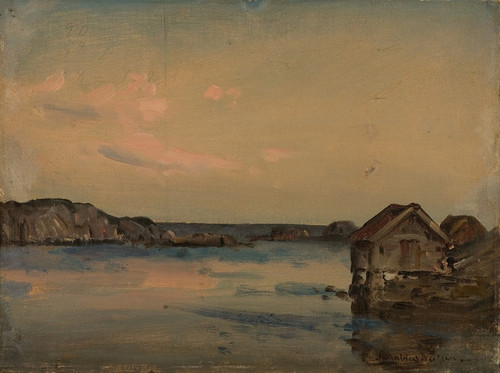 Digital Print - Kattehle, Lindesnes by Amaldus Nielsen