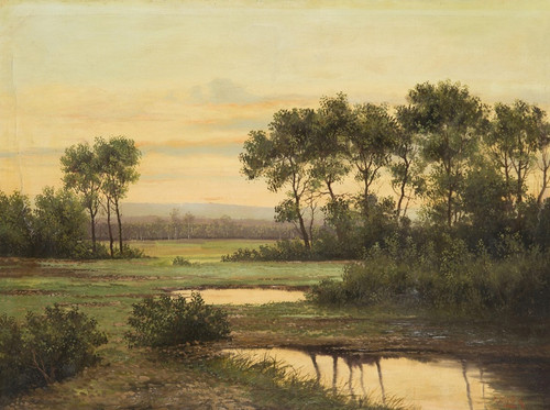 Digital Print - Early Evening Landscape by Ludvk Bartk