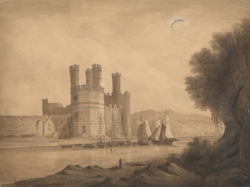 Digital Print - Caernarvon (Castle) Eagle Tower by Isaac Weld
