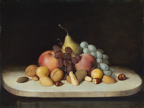 Digital Print - Still Life with Fruit and Nuts by Robert S. Duncanson Digital Print - Still Life with Fruit and Nuts by Robert S. Duncanson