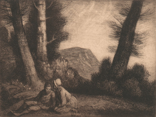 Digital Print - Distant HIlls by William Strang