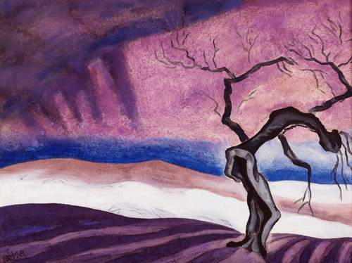 Digital Print - Death by Oscar Bluemner