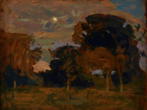 Digital Print - Moon in the Clouds by Jan Stanislawski