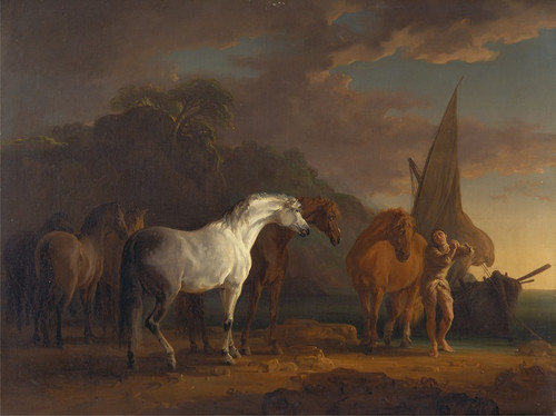 Digital Print - Gulliver Taking His Final Leave of the Land of the Houyhnhnms by Sawrey Gilpin