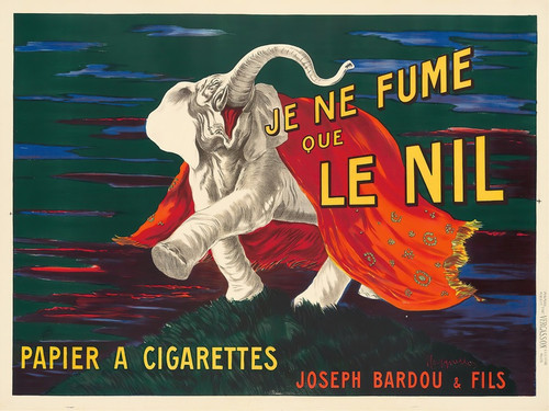 Digital Print - Je Ne Fume Que Le Nil by Leonetto Cappiello