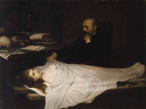 Digital Print - Der Anatom by Gabriel von Max