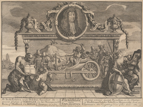 Digital Print - Frontispiece and its Explanation (no.1) by William Hogarth