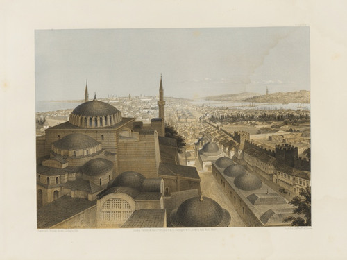 Digital Print - Aya Sofia, Constantinople; as recently restored by order of H. M. the sultan Abdul-Medjid Pl.21 by Gaspare Fossati