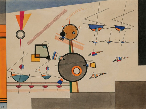 Digital Print - Schweben (Floating) by Wassily Kandinsky