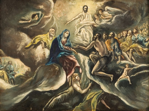 Digital Print - Count Orgaz' funeral by El Greco (Domenikos Theotokopoulos)