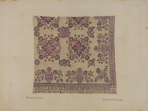 Digital Print - Quilt by Isabelle De Strange