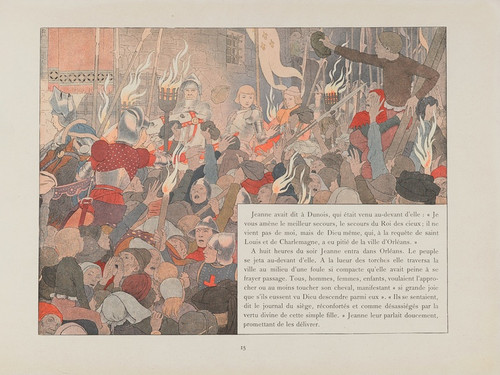 Digital Print - Jeanne d'Arc Pl.12 by Louis Maurice Boutet de Monvel