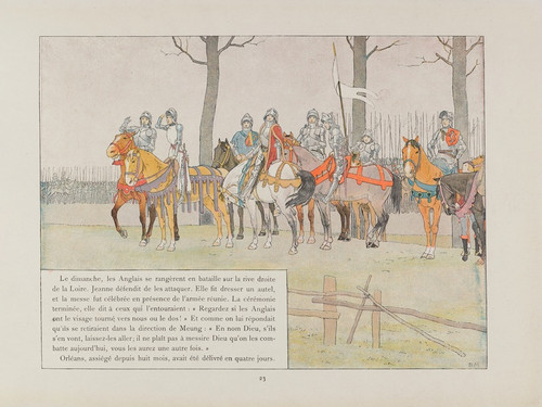 Digital Print - Jeanne d'Arc Pl.20 by Louis Maurice Boutet de Monvel
