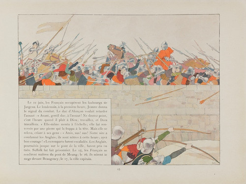 Digital Print - Jeanne d'Arc Pl.22 by Louis Maurice Boutet de Monvel