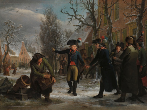 Digital Print - General Daendels Taking Leave of Lieutenant-Colonel Krayenhoff by Adriaan de Lelie