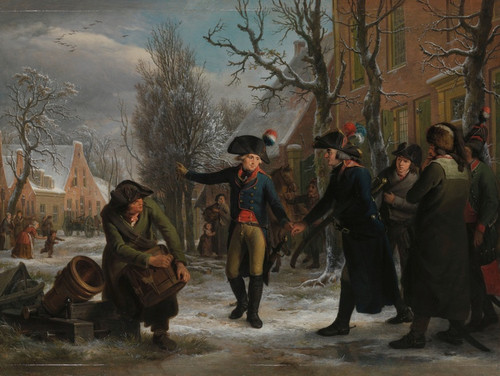 Digital Print - General Daendels Taking Leave of Lieutenant-Colonel Krayenhoff by Adriaan de Lelie
