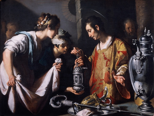 Digital Print - St. Lawrence Distributing the Riches of the Church by Bernardo Strozzi