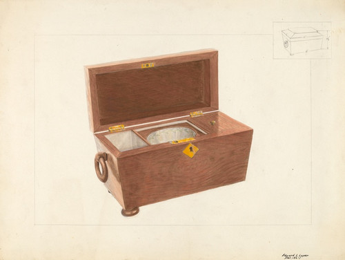 Digital Print - Sugar and Tea Box by Edward L. Loper