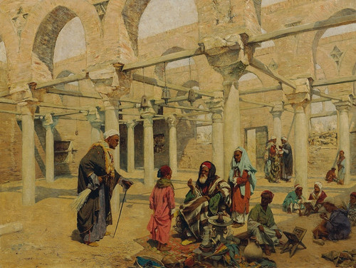 Digital Print - Schule in Benassa by Alphons Leopold Mielich Digital Print - Schule in Benassa by Alphons Leopold Mielich