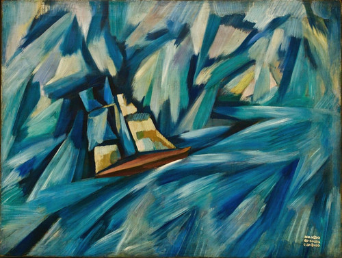 Digital Print - Sail boat by Amadeo de Souza-Cardoso